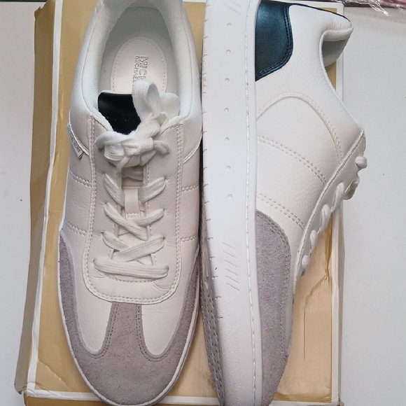 Michael Kors Shoes - Michael Kors White and Gray Women's Sneakers